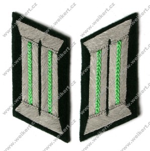 WH / HEER - Oficerskie patki na kołnierz / Kragenspiegel - Gebirgsjäger