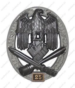 Odznaka szturmowa z liczbą operacji - II stopnia  - 25 szturmów