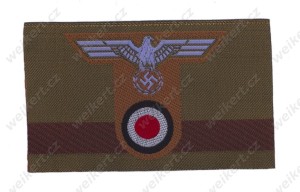 WH / HEER - BeVo - Kokarda i orzeł na czapki polowe - Gebirgsjager - No.2