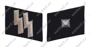 WAFFEN SS - Patki na kołnierz / Kragenspiegel - SS-Unterscharfuhrer