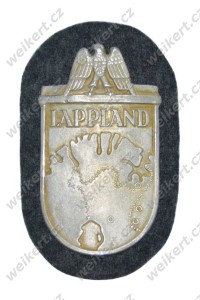 WEHRMACHT / HEER - Tarcza naramienna - LAPPLAND 1945