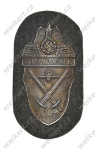 WEHRMACHT / HEER - Tarcza naramienna - DEMJAŃSK 1942