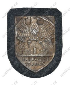 WEHRMACHT / HEER - Tarcza naramienna - BUDAPEST 1944 /1945