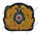 KRIEGSMARINE - Wieniec na czapkę oficerską kapelanów