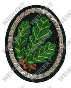 WEHRMACHT / HEER - Odznaka strzelców - Jäger - wersja oficerska