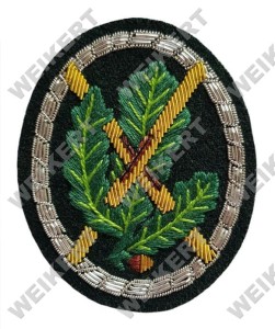 WEHRMACHT / HEER - Odznaka strzelców narciarzy - Ski-Jager - wersja oficerska