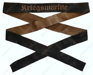 KRIEGSMARINE - BeVo - Taśma na otok czapki Tellermütze " KRIEGSMARINE "
