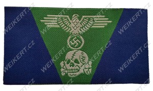 WAFFEN SS - BeVo - Czaszka i orzeł na czapki polowe - No.4