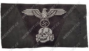 WAFFEN SS - BeVo - Czaszka i orzeł na czapki polowe - No.1