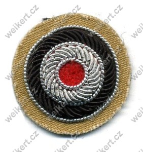 WH / HEER / KRIEGSMARINE / LUFTWAFFE - KOKARDA NA CZAPKI NIEMIECKIE - podkład khaki