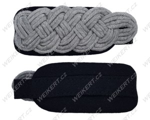 WAFFEN SS - Oficerskie naramienniki / Schulterklappe - Saperzy / Oddziały pionierów - oficerowie starsi