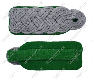 WEHRMACHT / HEER - Gebirgsjager / strzelcy alpejscy / jednostki górskie - Oficerskie naramienniki / Schulterklappe - oficerowie starsi