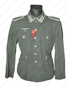 WEHRMACHT / HEER - Niemiecka kurtka mundurowa M40 ( starszy sierżant / Feldwebel ) - piechota