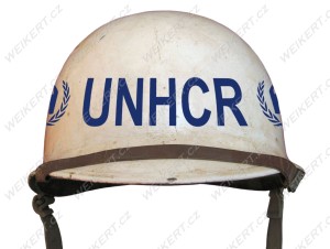 ONZ - Kalkomanie na hełmy przedstawicieli UNHCR