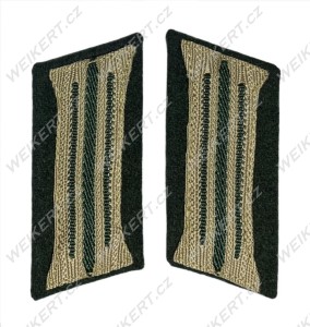 WEHRMACHT / HEER - Poddůstojnické generické límcové výložky pro uniformu M36 / Kragenspiegel