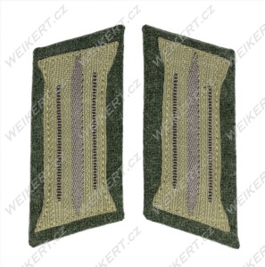 WEHRMACHT / HEER - Poddůstojnické generické límcové výložky pro uniformu M42 / Kragenspiegel