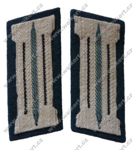 WH / HEER - Podoficerskie patki na kołnierz / Kragenspiegel - Pionierzy / Saperzy