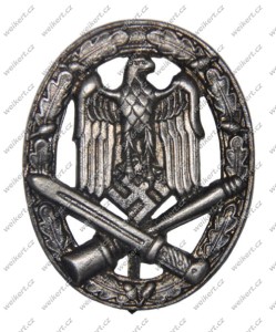 Odznaka szturmowa - ogólna - I stopnia srebrna postarzana