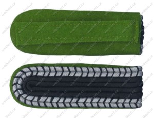 SD - Sicherheitsdienstes / GESTAPO - Podoficerskie naramienniki / Schulterklappe - SS-Unterscharfuhrer