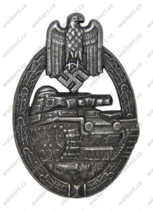 Pancerna odznaka szturmowa - srebrna postarzana