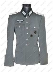 WEHRMACHT / HEER - Niemiecka oficerska kurtka mundurowa  - piechota - podporucznik