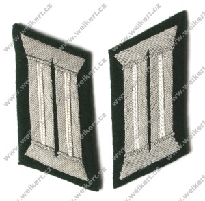 WH / HEER - Oficerskie patki na kołnierz / Kragenspiegel - piechota