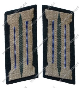 WH / HEER - Podoficerskie patki na kołnierz / Kragenspiegel - służba medyczna