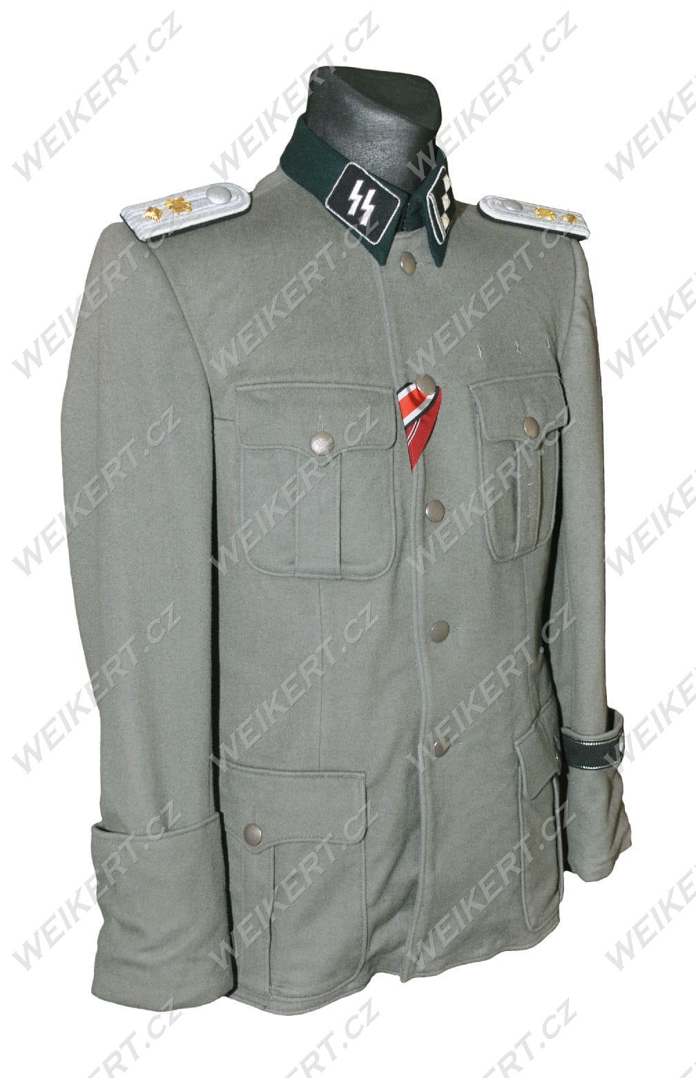 WAFFEN SS - German Officer's Uniform Jacket ( Lieutenant / SS
